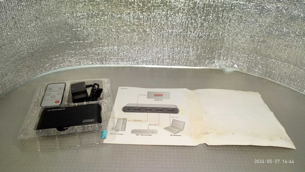 HDMI Переключатель / Коммутатор / Switch 3-в-1 / 4K (60 Гц) (DS-45316)