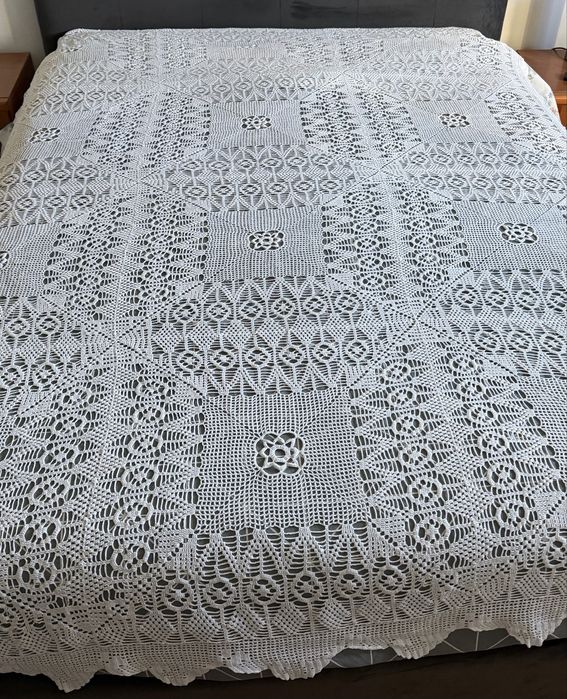 Colcha em croche 2,25 por 1,85