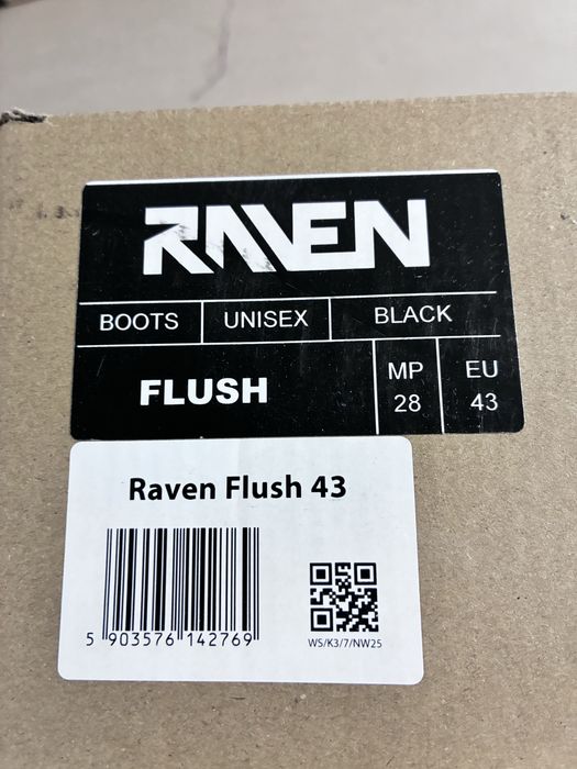 Buty Raven unisex 43 wkładka 28cm