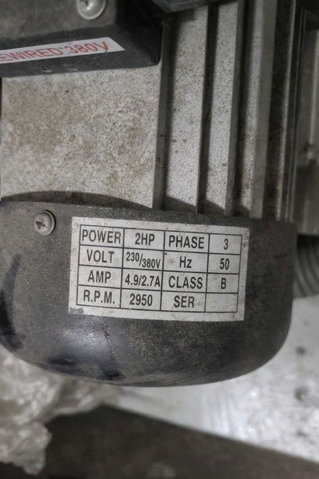 Aspirador Industrial / Extrator de Pó Trifásico 380V