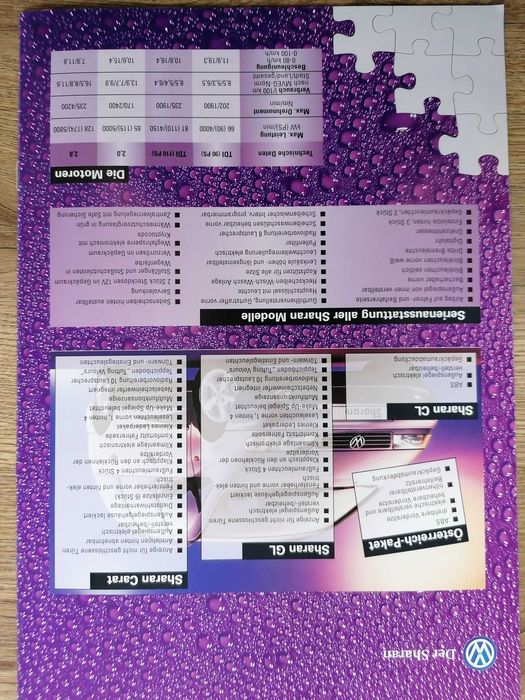 Prospekt VW Paleta kolorów