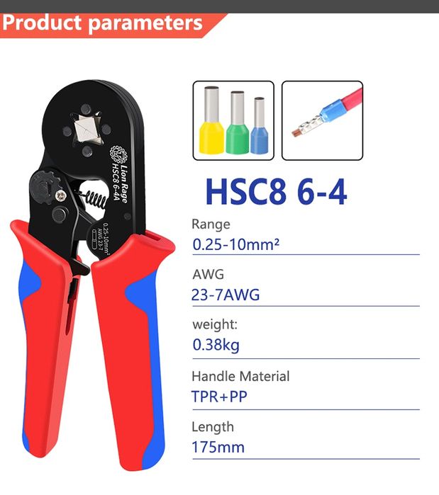 обжимка для кабельных наконечников