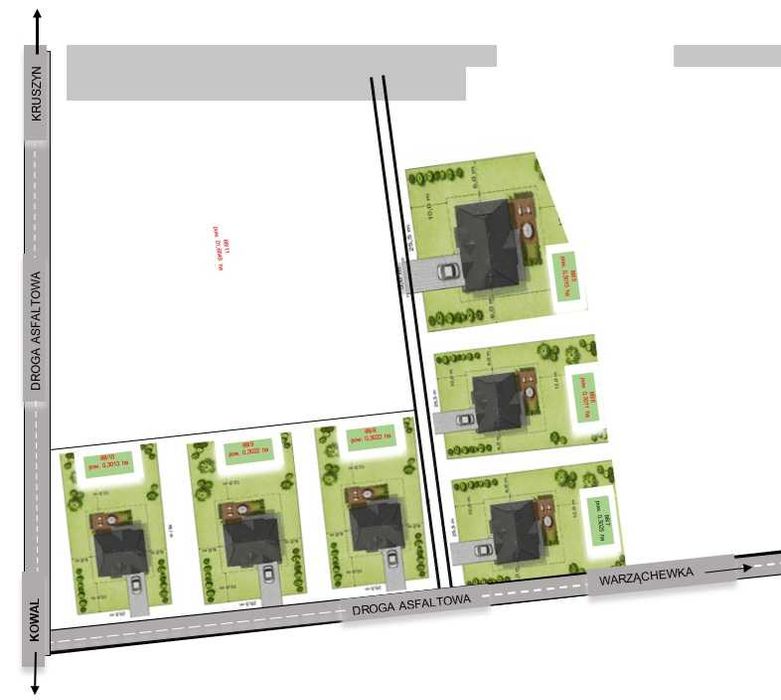 Atrakcyjna działka budowlana 3022 m² – Łagiewniki (gm. Włocławek)