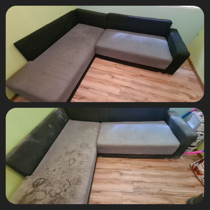 Pranie tapicerki meblowej PODSUSZANIE MATERIAŁU Ozonowanie pomieszczeń