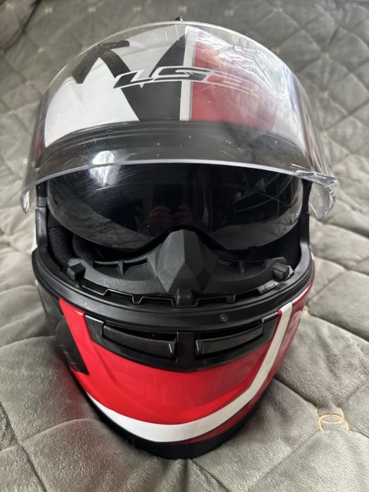 Шолом LS2 FF322 CORSA White-Red (L)
