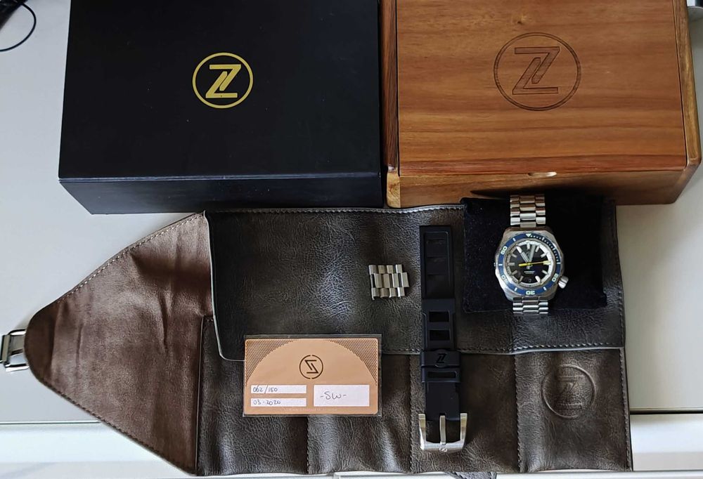 Zegarek Zelos Hammerhead2 1000m Diver Nurek Ball Oris Unikat Okazja