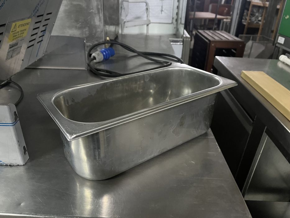 Recipiente Cuvetes em inox conjunto de 7 unidades 36 x 16.5