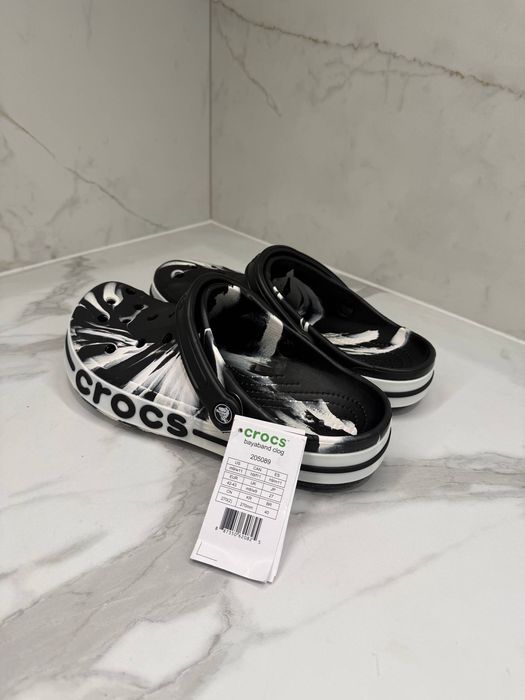 крокси  Crocs Bayaband Marbled Clog /M7/W9/m9/w11