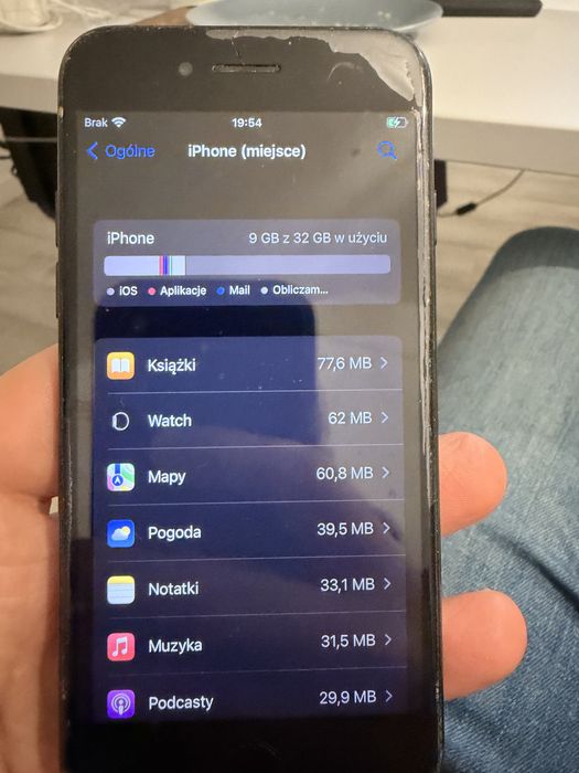 Iphone 7 czarny 32 gb NIE WYSYŁAM
