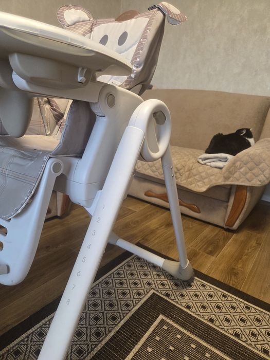 Стільчик для годування Chicco Polly 2 Start, 4-х колісний