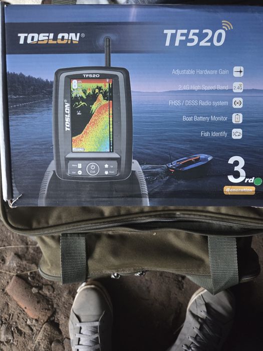 lodka zanetowa z echosonda