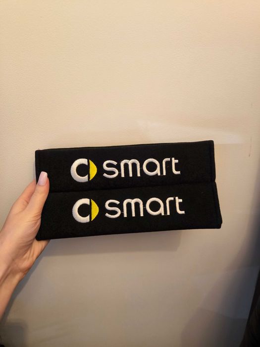 Мягкие накладки на ремень безопасности Smart Fortwo, ForFour, Roadster