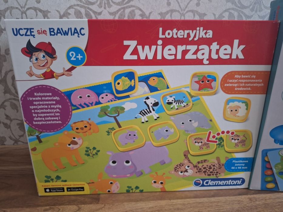 Gry, puzzle dla 2 - latka