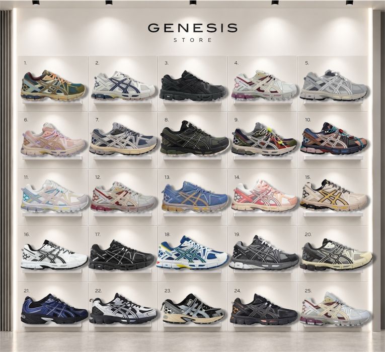 Asics Gel-Kahano 8 36-45 Grey/Black/White/Pink Gore-tex