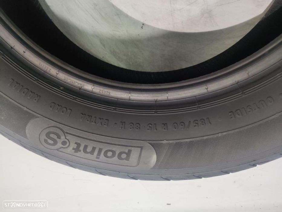 2 pneus semi novos 185-60r15  oferta dos portes