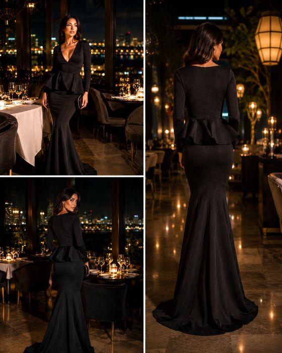 Vestido Longo de Festa True Violet (Novo com Etiqueta) – Tamanho 40