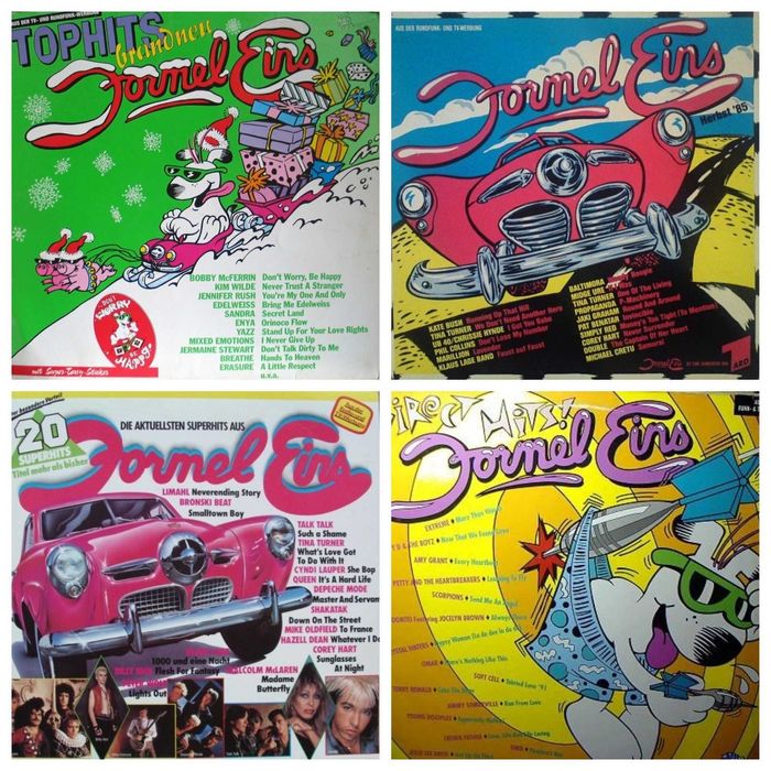 LP Сборники 80х Ronny's PopShow,HighLife,FormelEins,DinoTops,SmashHits