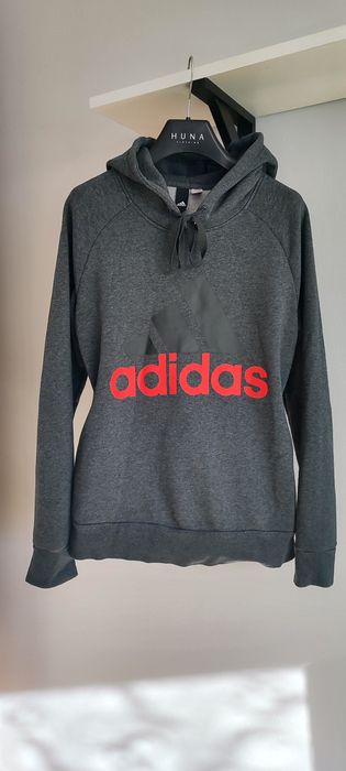 Bluza damska z kapturem adidas S 36 szara