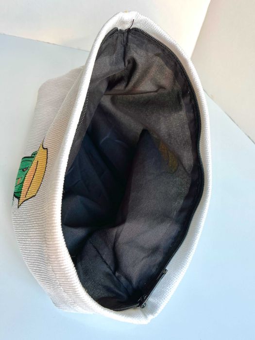 Bolsa de tecido macio forrada