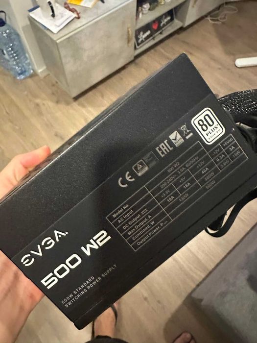 Fonte EVGA 500 W2 500W 80 Plus White