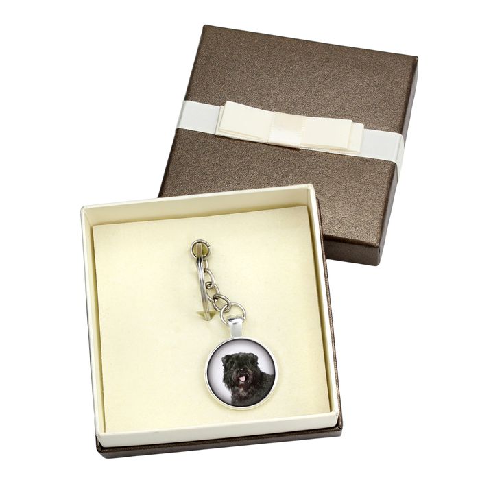 Bouvier brelok w pudełku ze zdjęciem Art-Dog
