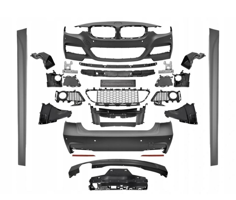 BMW f30 F32 F36 F10 ОБВІС m pakiet m-performance бампера kit КОМПЛ