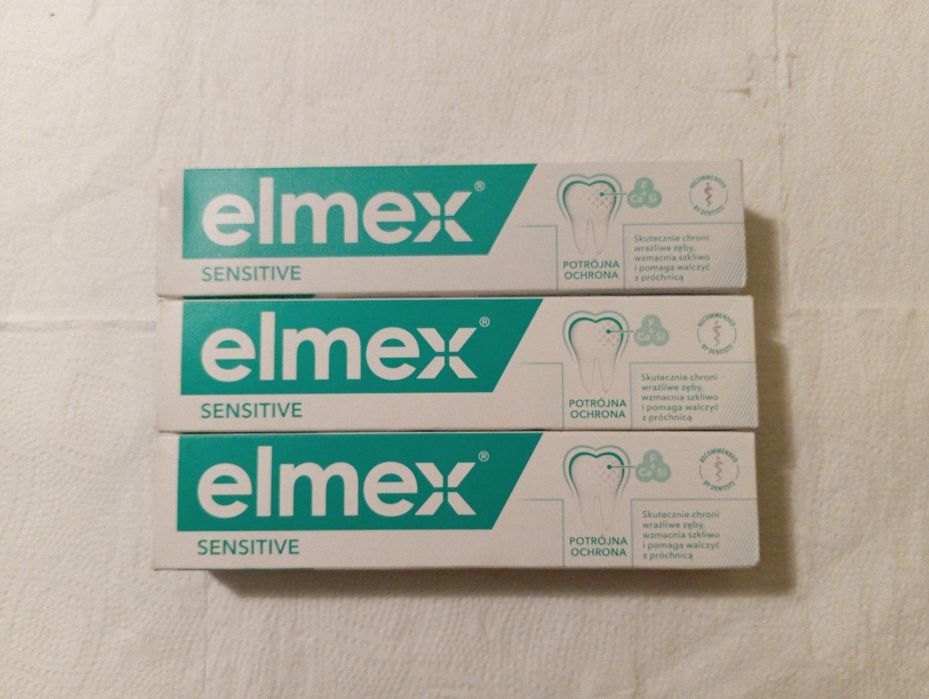 Elmex Sensitive Pasta do Zębów 75ml 3 szt.