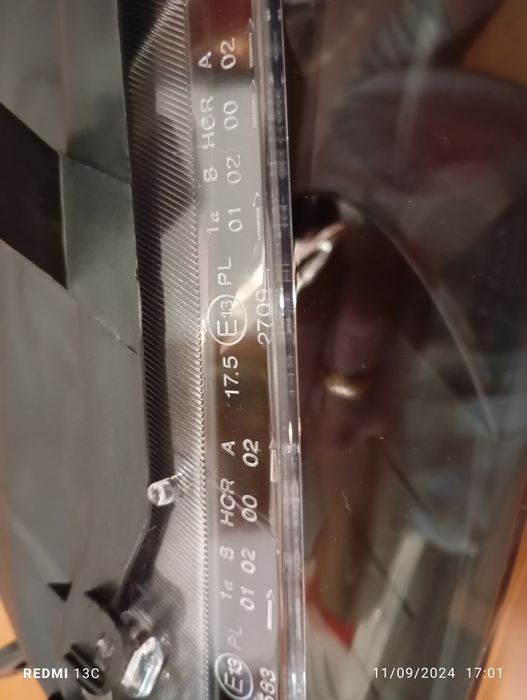 Farol Esq. Peugeot 307 Negro