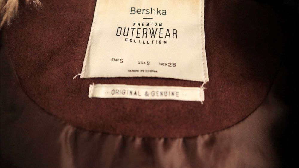 Bezrękawnik Futrzany Bershka