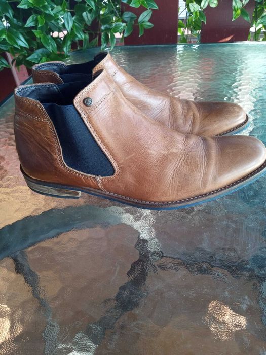 Buty męskie ze skóry naturalnej włoskiej firmy legen rozmiar 43