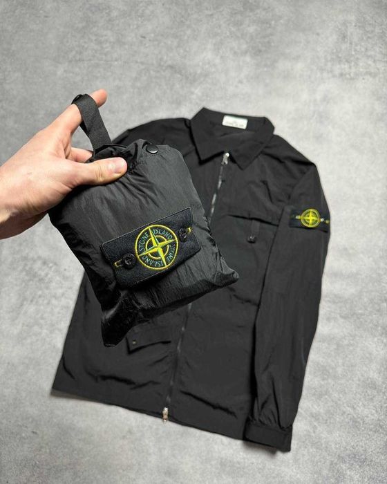 БЕЗ ПЕРЕДОПЛАТИ | STONE ISLAND NYLON овершот куртка стон айленд нейлон