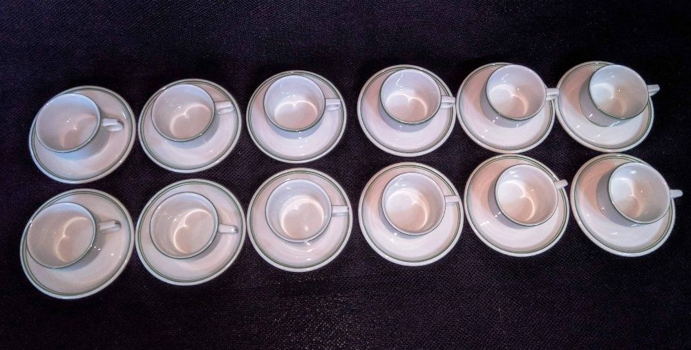 Conjunto 12 Chávenas Café Com pires Artibus