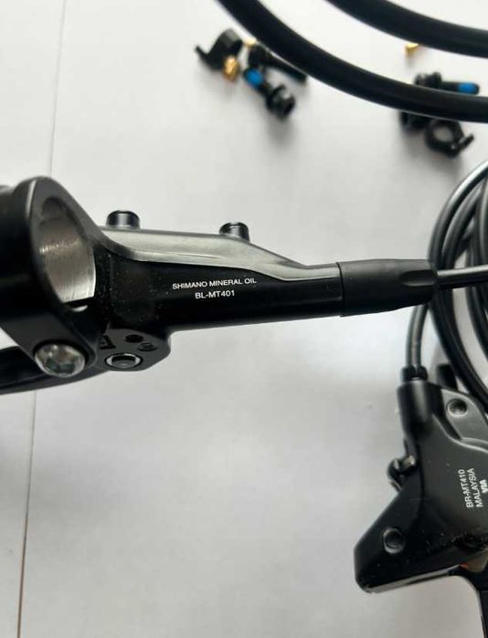 Hamulce Hydrauliczne Shimano Deore BR-MT410 BL-MT401 Przód+Tył