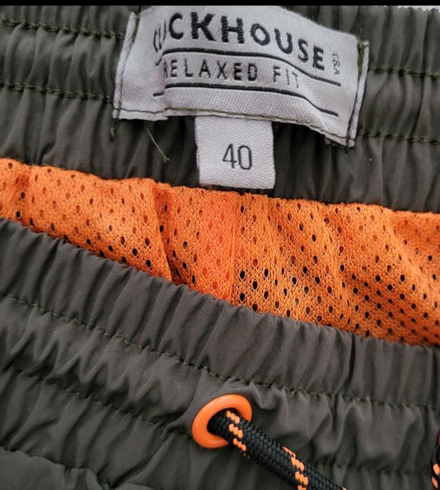 OKAZJA stylowe spodnie ortalionowe bojówki dresowe 40 l 42 xl 38