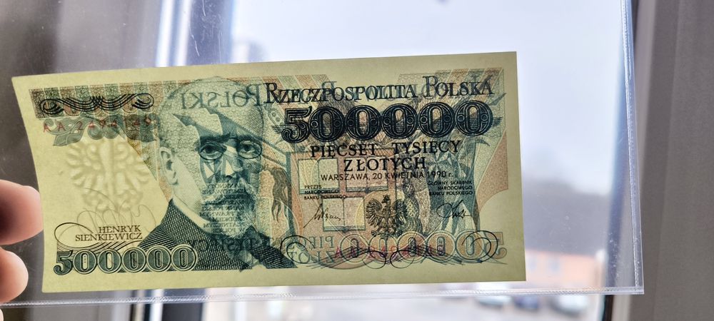 500000 Henryk Sienkiewicz seria AA stan 2+