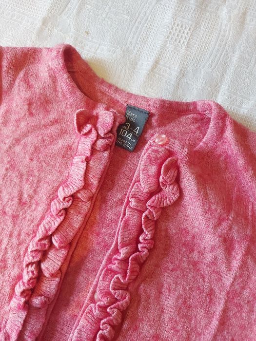 Casaco rosa menina