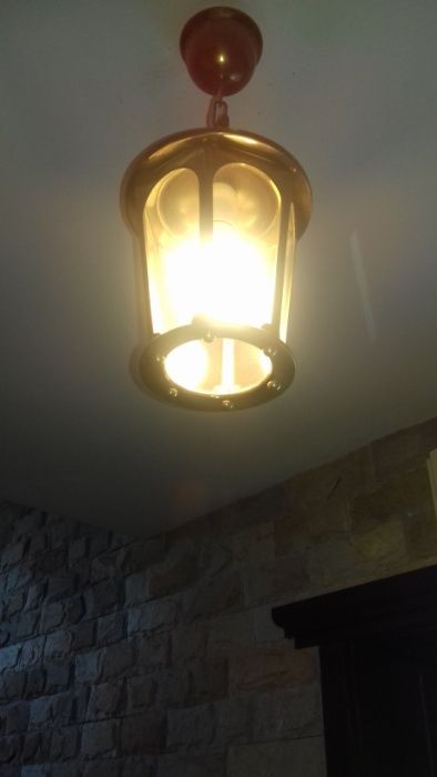 Lampa   mosiężna