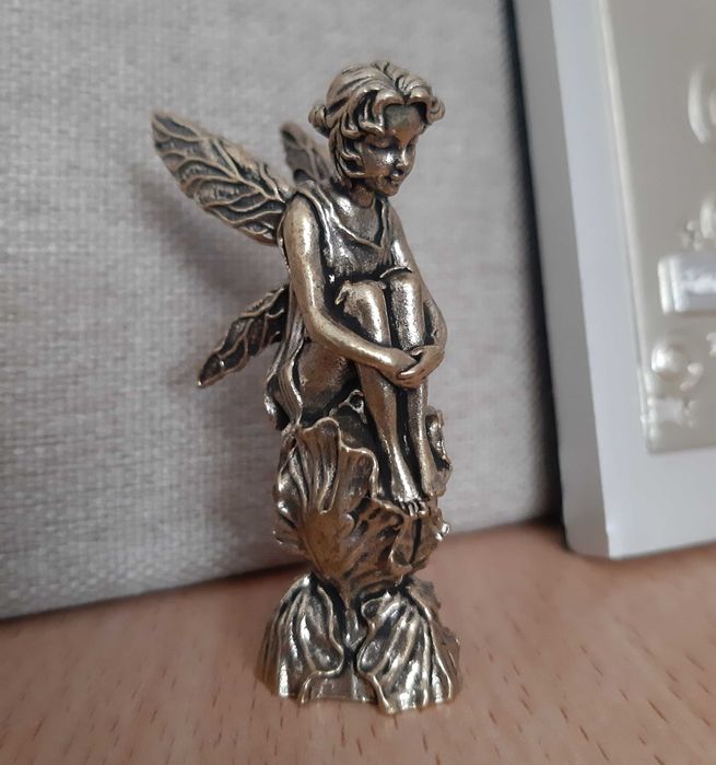 Figurka z mosiądzu  Anioł wróżka nowa prezent