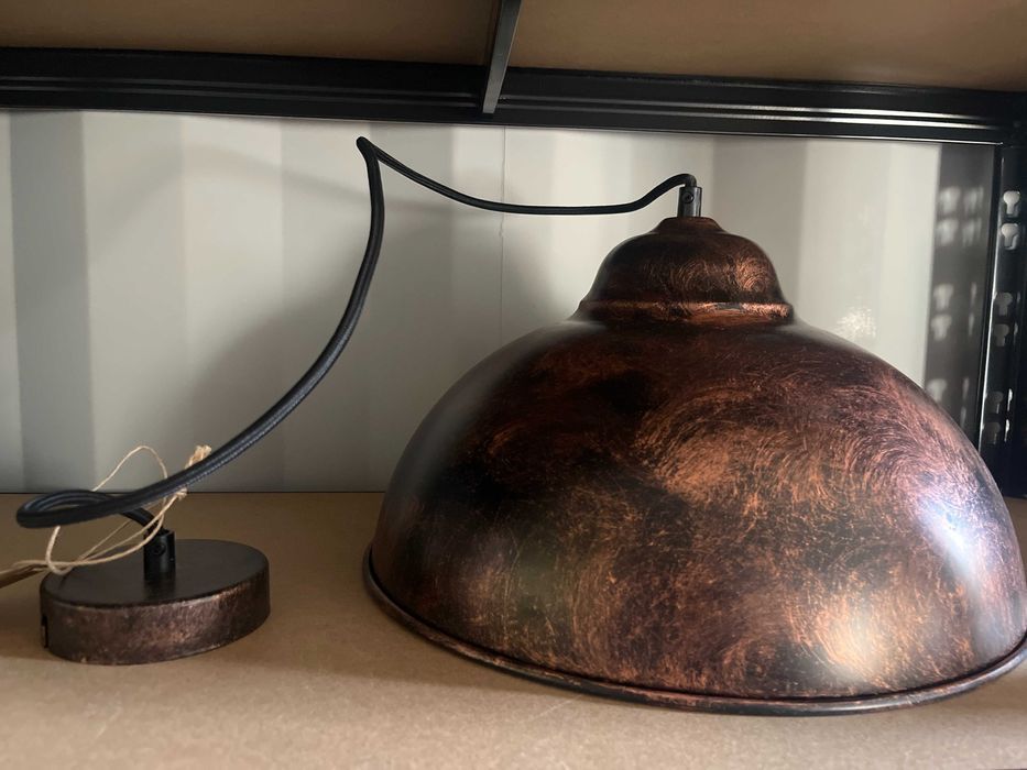 Designerska Lampa Wisząca EGLO TRURO 2 Vintage (Miedź/Rdza, E27)