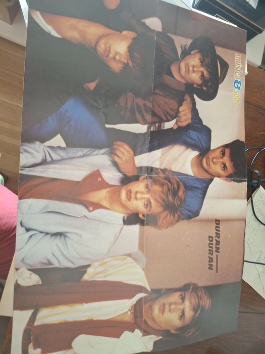 Revista e posters Duran duran