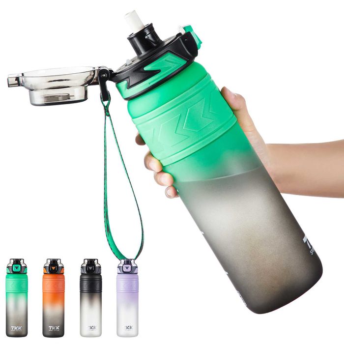Бутылка для воды шейкер для зала спортивная вело TKK 1020 850мл Тритан