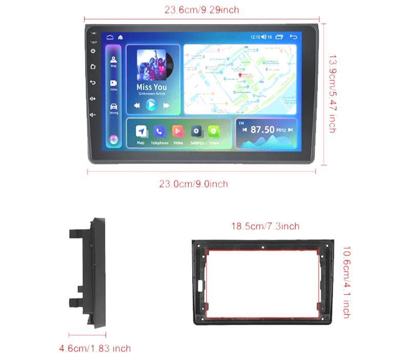 RÁDIO GPS ANDROID 13 AUDI A4 01-08