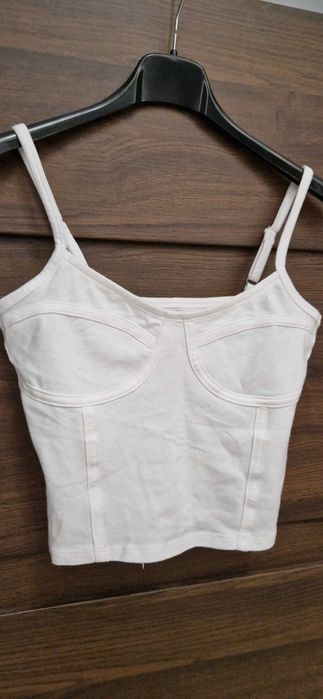 Nowy bawełniany krótki top Hollister rozmiar 34