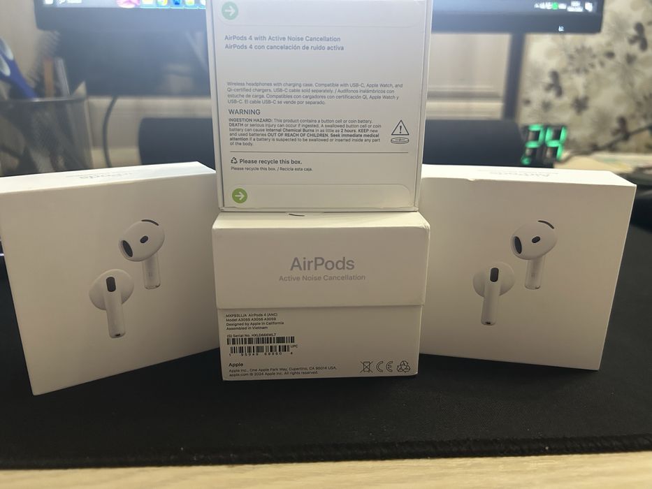 Apple Airpods 4 with ANC NEW з шумодавом