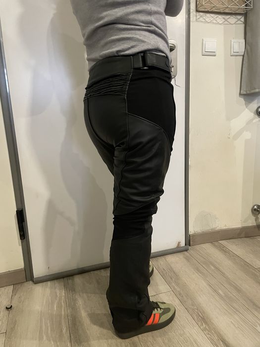 Calças Motard de pele Furygan