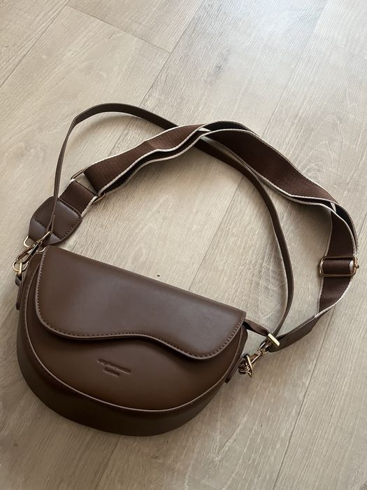 Сумка шоколадного кольору