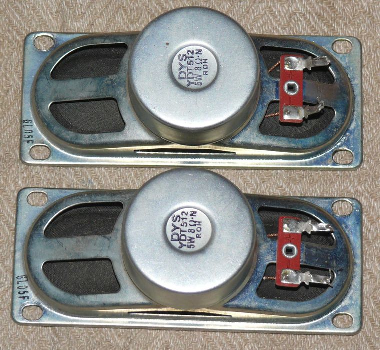 Динамики DYS YDT 512 5W 8Ω-N ROH Пара. Отличные.