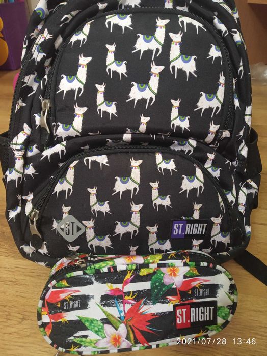 Plecak St.Right +piórnik