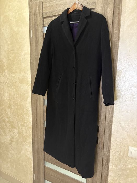 Вовняне пальто прямого крою EUR 42/ UK 14