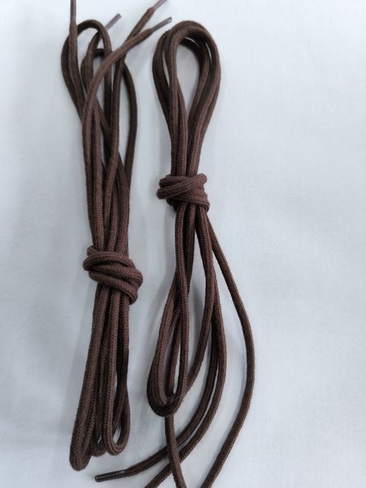 Sznurówki 2 pary nowe brązowe okrągłe 105 cm